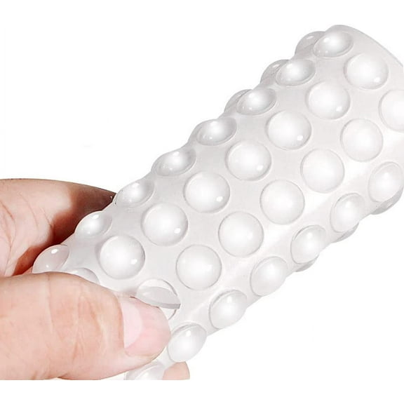 400PCS Cabinet Bumpers Clear Rubber Bumpers Self Adhesive, Soft Cabinet Door Bumper Pads, Sound Dampening Cabinet Door Bumpers, Kitchen Cabinet Pads for Drawers, Picture Frames, Cupboard Door Bumpers