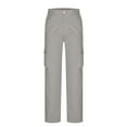 thumbnail image 4 of Gytharion Mens Plus Size Cargo Pants Fashion Stretch Slim Fit Straight-Leg Trousers with Multi-Pockets Lightweight Casual Work Pants, 4 of 6