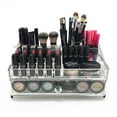 thumbnail image 2 of OnDisplay 2 Tier Chromed Steel Frame Acrylic Cosmetic/Makeup Organizer, 2 of 2