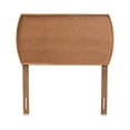 thumbnail image 2 of Laurien Mid-Century Modern Ash Walnut Finished Wood Twin Size Headboard, 2 of 4