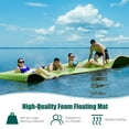 thumbnail image 5 of Gymax OP70297GN 12' x 6' 3-Layer Foam Floating Water Pad, Green, 5 of 9