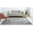thumbnail image 4 of Rugs.com Oregon Collection Rug – 8 Ft Square Gray Low-Pile Rug Perfect For Living Rooms, Kitchens, Entryways, 4 of 9