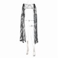 thumbnail image 6 of Xiaoxatg Vintage Dress Gothic Streetwear Outerwear with Strap Vest and Caped Sleeves for Cosplay Themed Events Black M, 6 of 7