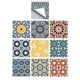 thumbnail image 4 of 10 Piezas Varios Patrones Calcomanías de Pared Calcomanías de Salpicaduras de Cocina Calcomanías para Mejorar 6x6 Pu, 4 of 9