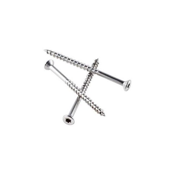 Simpson Strong-Tie 5000197 No. 8 x 2 in. Lobe Flat Head Coated Stainless Steel Deck Screws, 2.5 lbs - Pack of 350