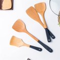 thumbnail image 2 of Cooking Tool Sets Wood Pot Shovel Long Handle Stir-Fry Spatula Non-Stick Pot Wood Spatula Soup Spoon Kitchen Tool (Color : 5pcs), 2 of 8