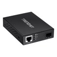 thumbnail image 1 of TRENDnet TFC-PGSFP - Media converter - 1GbE - 1000Base-LX, 1000Base-SX, 1000Base-T - RJ-45 / SFP (mini-GBIC) - TAA Compliant, 1 of 4