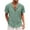 Green, variant on WXLWZYWL Mens Plus Size Shirts Short Sleeve Guayabera Shirts Linen Cotton Button Down Mexican Embroidered Cuban Wedding Shirt Summer Beach Tops Black M
