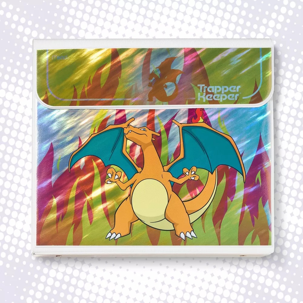 Mead 1" Pokémon Trapper Keeper Ring Binder Charizard - Pokémon