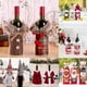 thumbnail image 2 of Funda para botella de vino de Navidad, adornos navideños para el hogar, regalo de adornos navideños 2024, Navidad Noel Natal, feliz año nuevo 2025, 2 of 5
