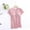 Pink, variant on SGFCWSX Women Maternity Nursing Tops, V Neck Solid Color Shorts Sleeve Breastfeeding Shirts Blouse Watermelon Red M
