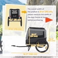 thumbnail image 3 of PawHut Dog Bike Trailer, Dog Cart for Bicycle with Support Feet, 3 of 10