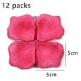thumbnail image 2 of 1200 Pcs Artificial Rose Petals, Non-Woven Flower Petals for Romantic , Wedding, Party, Valentine Day Decoration - rose Red, 2 of 6