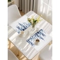 thumbnail image 5 of Blue Eucalyptus Placemats Set of 6, Weeping Botanical Leaf Watercolor Placemats for Dining Table, Place Mats for Kitchen Tabletop, Waterproof Wipeable Dining Table Mats Set, 5 of 9