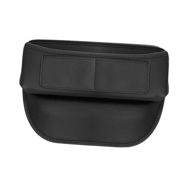 Relleno genérico para hueco de asiento, caja de almacenamiento para asiento de automóvil, fácil instalación, asiento de cuero PU Negro