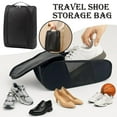 thumbnail image 2 of Outdoor Waterproof and Breathable Mesh Sports Shoe Bag for Travel, Foldable and Easy to Store, Made of Oxford Cloth, 2 of 9