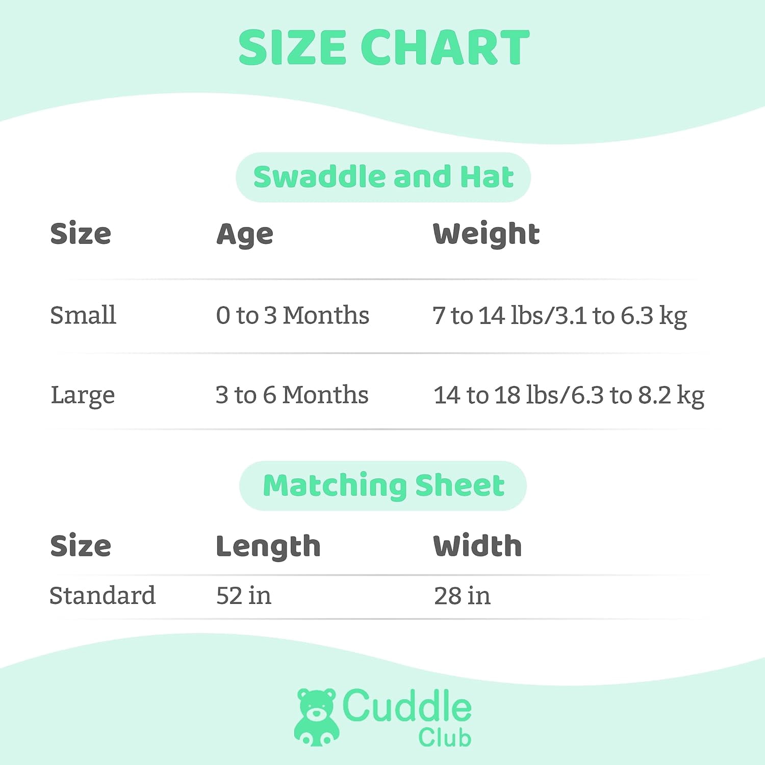 Cuddle Club Baby Wrap Swaddle Blanket Sleep Sack Bundle with Novelty Beanie Hat, Bee Large