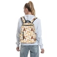thumbnail image 7 of Honeii Cute Bee Honey Jar Hive Bear Print Lightweight Backpacks,Carry on Backpack,Durable Backpack for School, Work & Travel, 7 of 7
