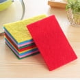thumbnail image 3 of npkgvia Clearance,Scrub Home Scour Random 10pcs Scouring Color Kitchen Pads Cleaning Cleaning Supplies,Multi-color, 3 of 7