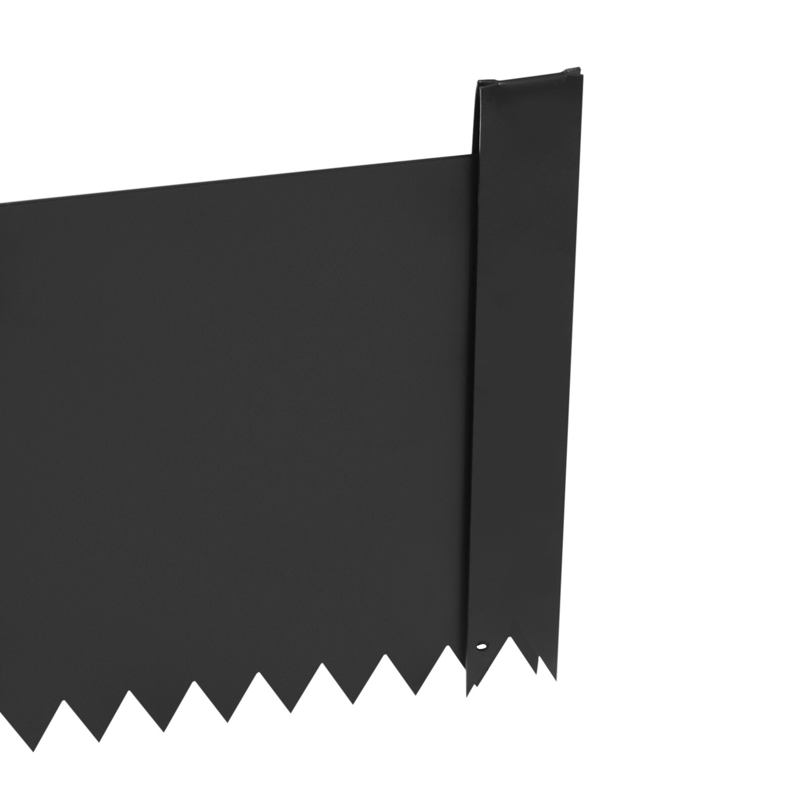 4PCS Steel Landscape Edging 40 x 8 Inch, Landscape Edging Border, 13ft Total Length Metal Landscape Edging, Black Lawn Edge for Garden Yard