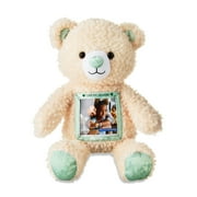 Way to Celebrate Mothers Day 13-inch Plush Bear with Photo Frame, Display 4 x 4 inch Photo