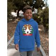 thumbnail image 2 of Emoji Polo Club - Classic Dog Emblem Design Youth's Hoodie, 2 of 4