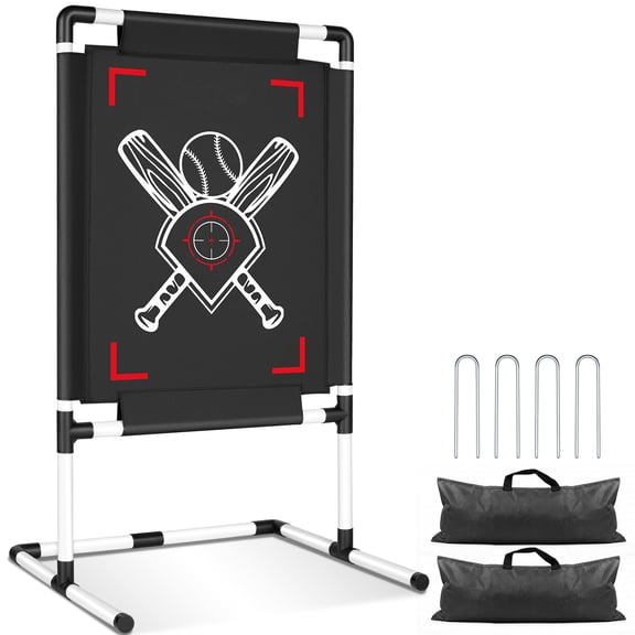Baseball Strike Zone Target for Plastic Balls - Compatible with Blitzball and Wiffle Ball