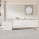thumbnail image 5 of White Conference Desk Tables Executive Studio Designer Fashion Modern Simple Storage Office Desk Wood Mesa Escritorio Furniture My Lux Decor Round, 5 of 6
