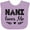 Lavender, variant on Inktastic Nani Loves Me Baby Clothes Girls Baby Bib