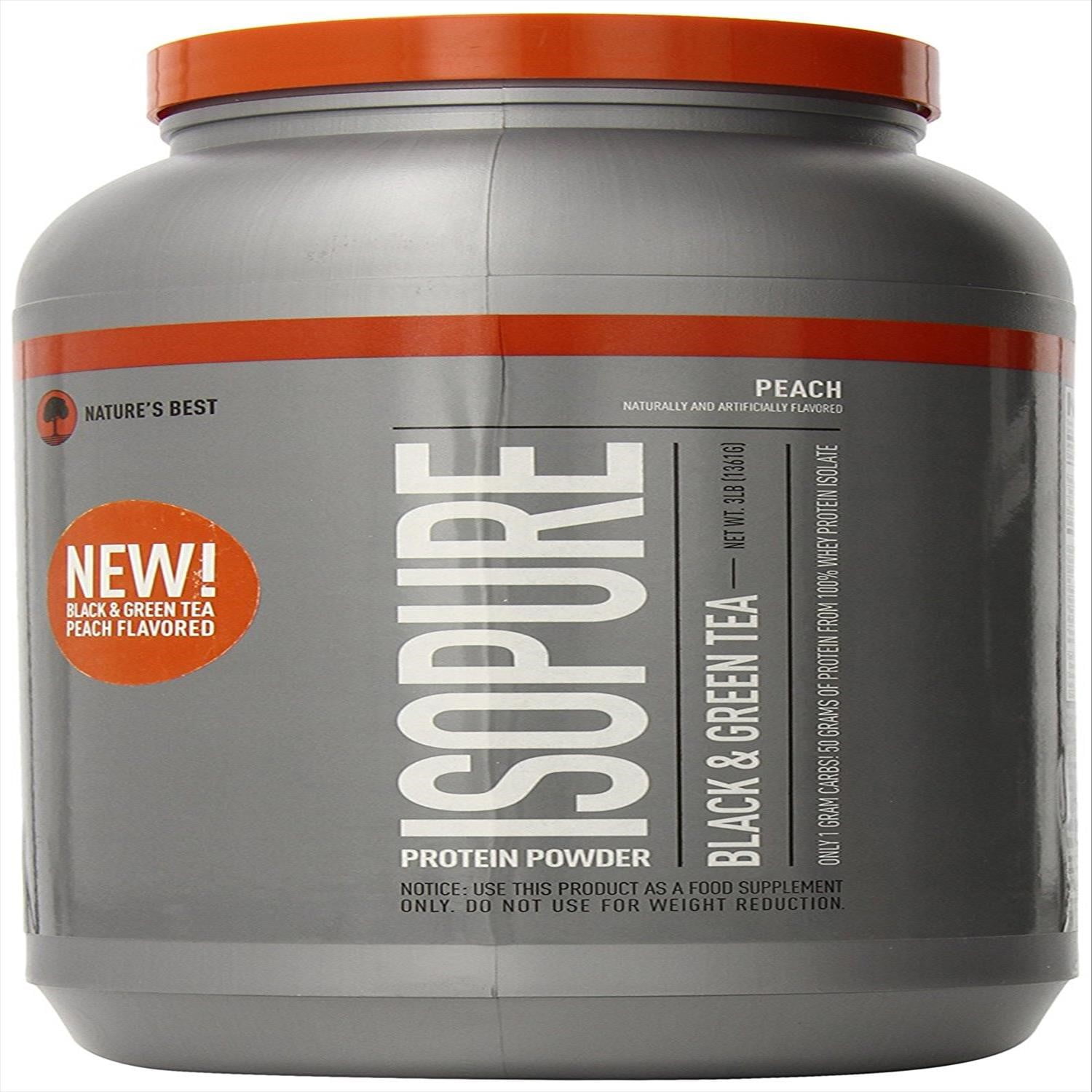 Nature's Best® Isopure with Black & Green Tea Peach 3 lb(s