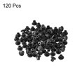 thumbnail image 3 of Tornillos Agujeros Tapones, 8mm(5/16) Diámetro PP Encajar en Estante Botón Al Ras Tipo Tapas para Muebles Gabinete Armario, Negro 120uds, 3 of 5