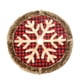 thumbnail image 4 of Falda de árbol de Navidad roja bordada de Papá Noel con ribete blanco de felpa para decoración de vacaciones de Navidad 90cm, 4 of 5