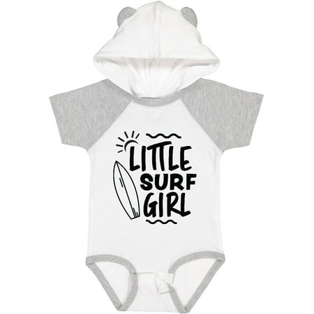 

Inktastic Little Surf Girl with Surfboard Gift Baby Girl Bodysuit