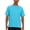 Light Blue, variant on Men's Short Sleeve Rash Guard, UPF 50+ Quick Dry Swim Shirt