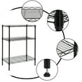 thumbnail image 5 of Zimtown 3-shelf Wire Shelving,  Adjustable Storage Rack Unit, Microwave Bakers Rack Garage Kitchen Organizer, Capacity for 200 lbs, 5 of 6