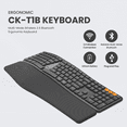 thumbnail image 2 of CK-T1B Clavier Ergonomique, 2 of 8