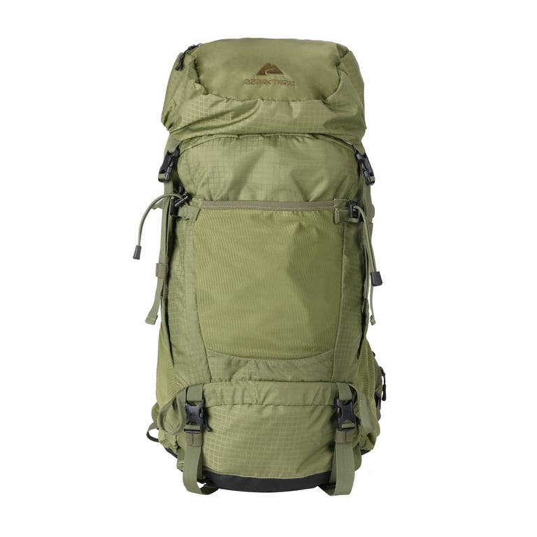 Ozark Trail Himont 50L Backpacking Backpack, Olive - Walmart.com