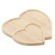 thumbnail image 5 of Bandeja de madera con forma de corazón para aperitivos de San Valentín, plato de madera con secciones divididas, plato decorativo romántico para frutos secos, dulces y chocolate, 5 of 8