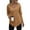 Coffee, variant on Women Waffle Knit Tops Casual Long Sleeve V Neck Ribbed Knitted Shirts Pullover 2023 Solid Loose Fit Knitted Tunic Tops