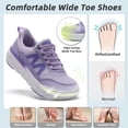 thumbnail image 2 of Women's Orthopedic Wide Walking Shoes: Comfortable Arch Support Orthotic Slip On/Off Sport Running Sneakers, Casual Athletic Shoes, 2 of 9