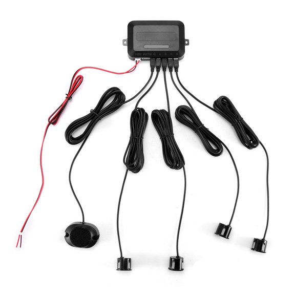 Sistema De Alerta De Sonido De Radar Con Sensor De Ayuda De Estacionamiento De Marcha Atrás De Respaldo De Vehículo De Coche Con Zumbido De 4 Sondas Yuarrent VI005573-00
