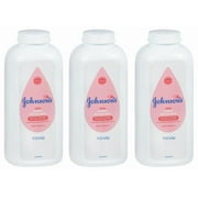 (3 pack) (3 pack) Johnson's Baby Powder, Hypoallergenic, 15 oz