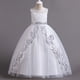 thumbnail image 2 of Nuevo vestido de moda para niñas, disfraz de fiesta de cumpleaños de Navidad, ropa para niños de 2 a 10 años, vestido elegante de princesa con lazo y flores de verano, 2 of 5