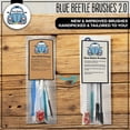 thumbnail image 4 of Juego de cepillos Blue Beetle, limpiacristales multiusos, 5 piezas, 4 of 5