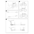thumbnail image 2 of Capacity 30Kg/66Lbs Bike Bicycle Top Tube Cross-Bar Frame Adjustable Adapter for Y-Frame Lady Bike Car Rack, 2 of 6
