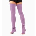 thumbnail image 5 of Mineart Women Y2K Open Toe Knit Leg Warmers for Women Slouchy Thigh High Ribbed Boot Cuffs for Ballet Dance Daily Outfit, 5 of 6