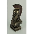 thumbnail image 2 of Veronese Design Bronze Finish Head of Hoplite Spartan Soldier in Corinthian Helmet Statue, 2 of 3