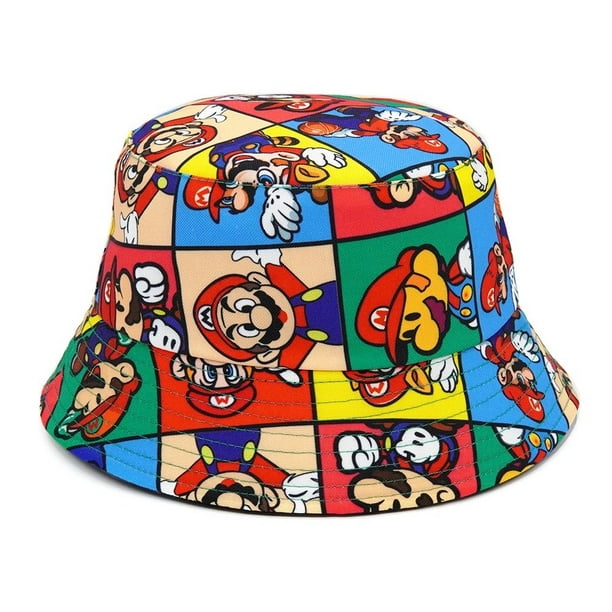 Super Mario Game Characters Design Adult Size Bucket Hat - Walmart.com