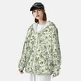 thumbnail image 3 of Lsque Green Rabbit UPF 50+ Lightweight Sun Protection Men's Women's Long Sleeve Shirt, Hoodie Performance -X-Large, 3 of 9