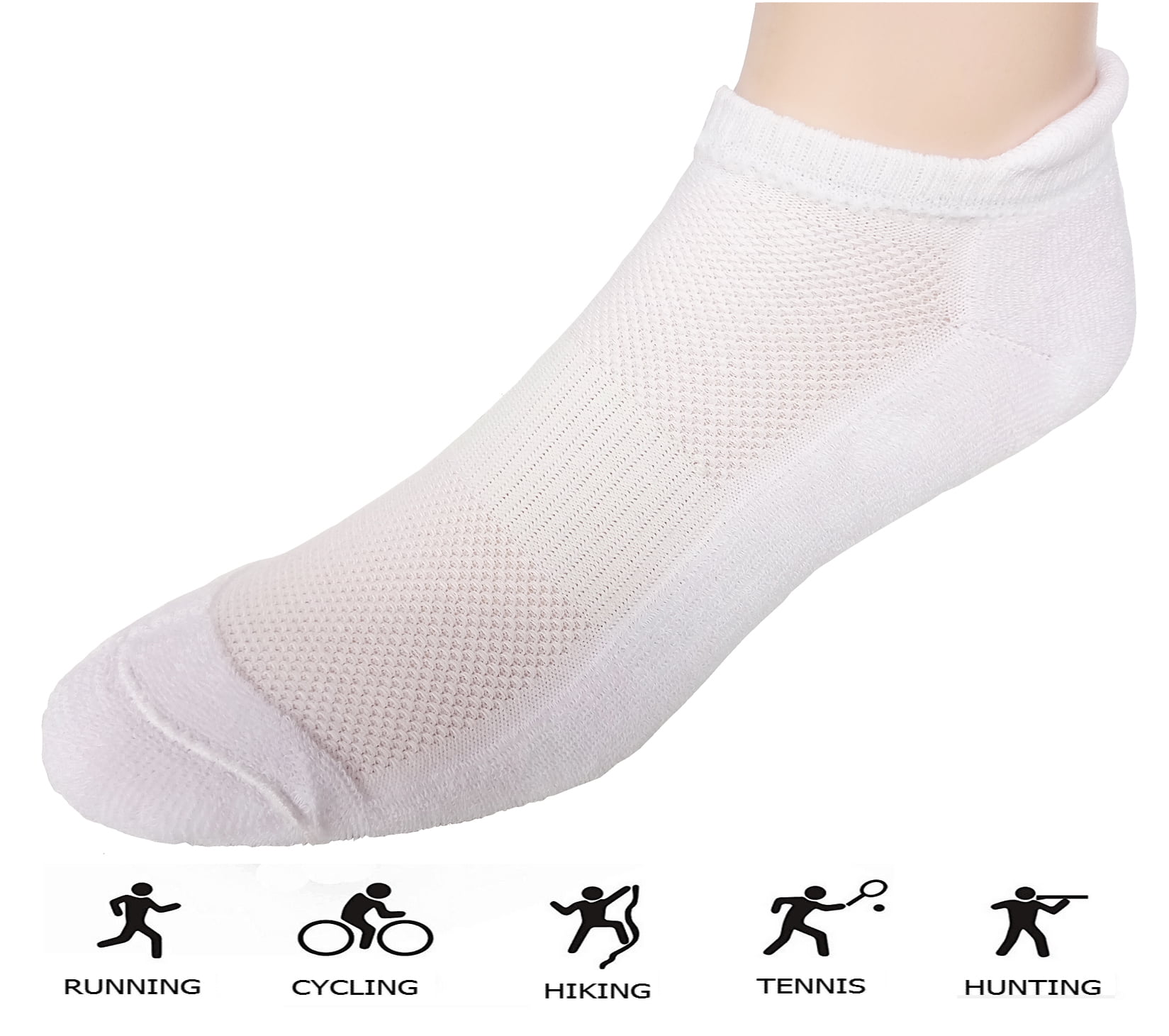 FORMEU Womens Comfort Cotton Ankle Socks 4 or 6 Pairs Soft Moisture Wicking  Breathable Low Cut Athletic Socks Cushioned 